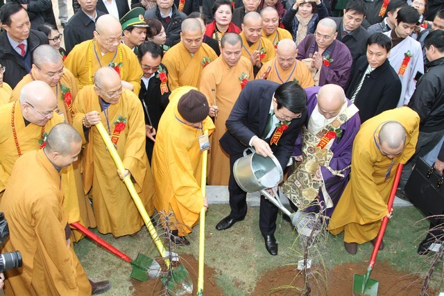 Cao Bằng: Chủ tịch nước Trương Tấn Sang dự khánh thành chùa Phật Tích Trúc Lâm Bản Giốc