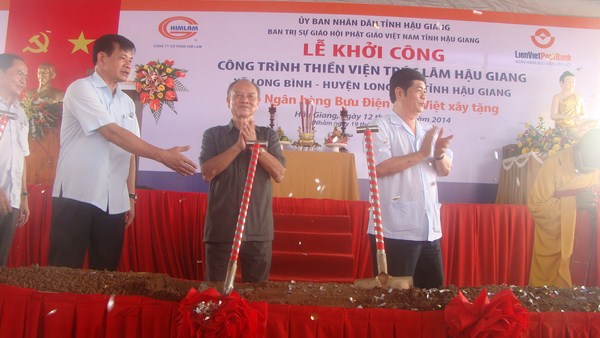 Hậu Giang: Long trọng tổ chức Lễ Khởi công xây Thiền viện Trúc Lâm Hậu Giang