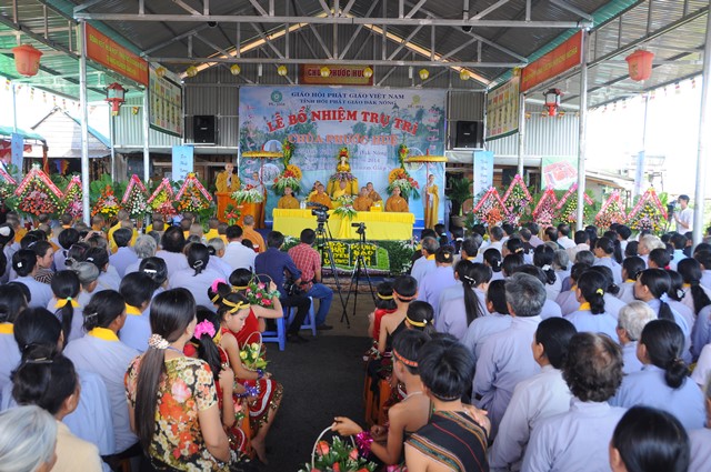 Lễ bổ nhiệm trụ trì chùa Phước Huệ Đắk Nông