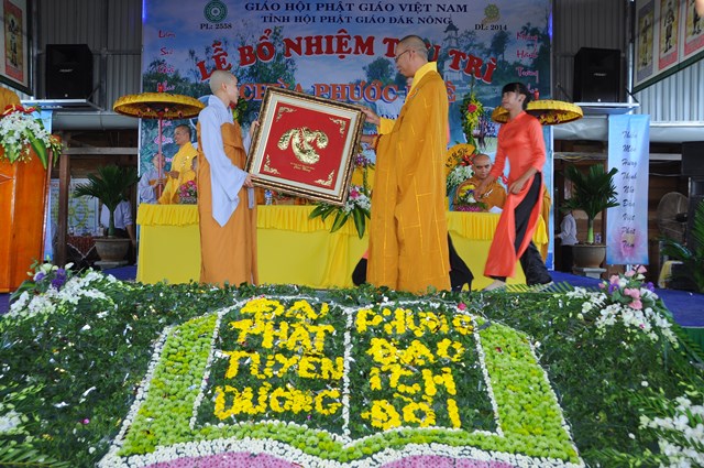 Lễ bổ nhiệm trụ trì chùa Phước Huệ Đắk Nông