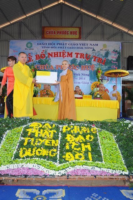 Lễ bổ nhiệm trụ trì chùa Phước Huệ Đắk Nông