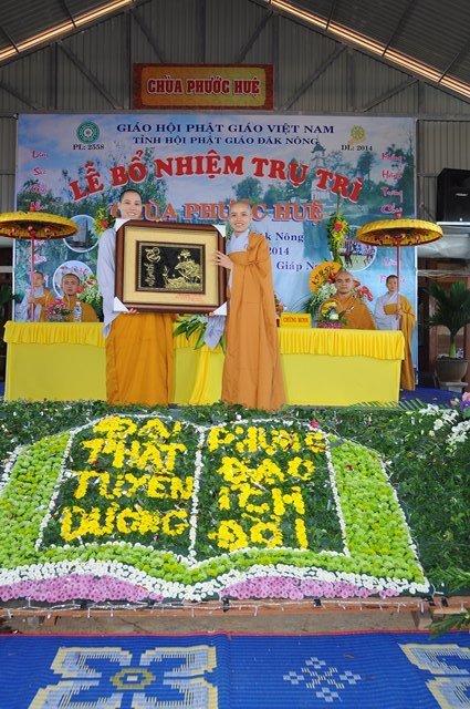 Lễ bổ nhiệm trụ trì chùa Phước Huệ Đắk Nông