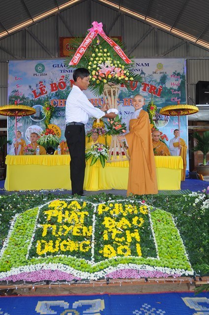 Lễ bổ nhiệm trụ trì chùa Phước Huệ Đắk Nông