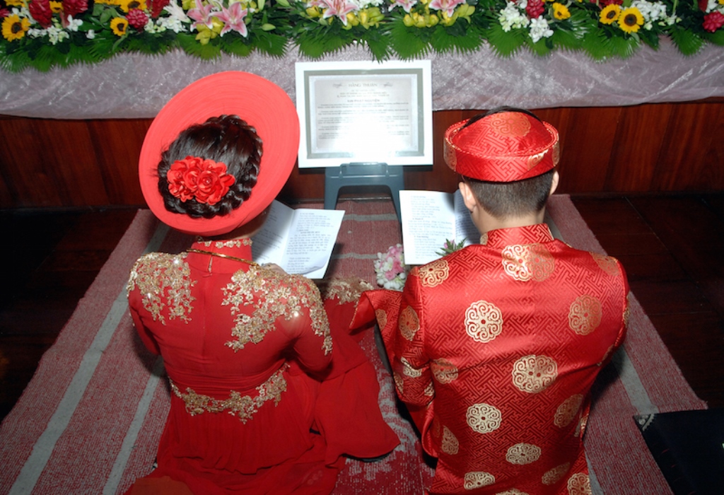 Lễ Hằng thuận đôi uyên ương Vũ Khánh và Kim Ngân
