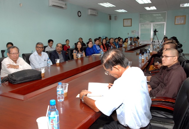 Giao lưu và trao đổi học thuật về Văn hóa Tôn giáo với hai vị Giáo sư đến từ Ấn Độ