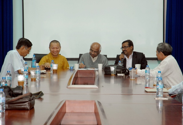 Giao lưu và trao đổi học thuật về Văn hóa Tôn giáo với hai vị Giáo sư đến từ Ấn Độ