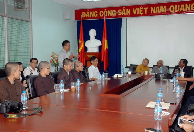 Giao lưu và trao đổi học thuật về Văn hóa Tôn giáo với hai vị Giáo sư đến từ Ấn Độ