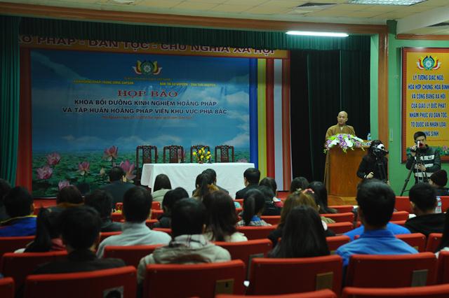 Thái Nguyên: Họp Báo Bồi Dưỡng Hoằng Pháp Và Hoằng Pháp Viên Khu Vực Phía Bắc