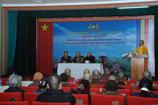 Thái Nguyên: Họp Báo Bồi Dưỡng Hoằng Pháp Và Hoằng Pháp Viên Khu Vực Phía Bắc