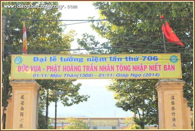 Bình Dương:  Đại Lễ Tưởng Niệm Lần Thứ 706  Đức Vua - Phật Hoàng Trần Nhân Tông Nhập Niết Bàn
