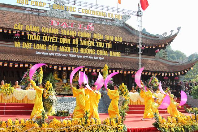 Thái Nguyên: Lễ quyết định bổ nhiệm trụ trì - khánh thành chính điện Chùa Hang