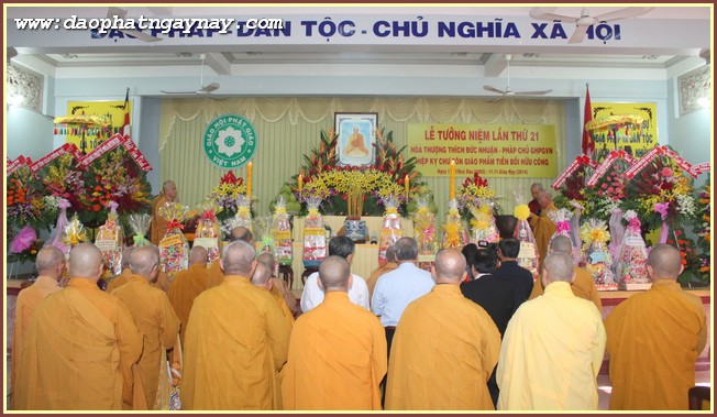 Tưởng niệm lần thứ 21 HT. Thích Đức Nhuận và hiệp kỵ Chư Tôn Giáo phẩm tiền bối hữu công