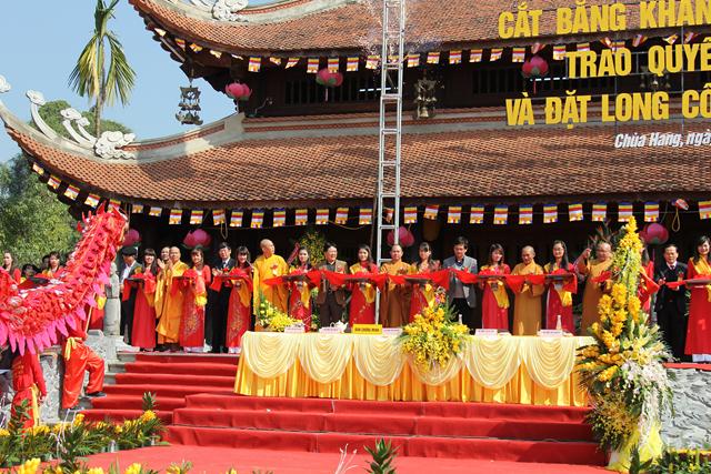 Thái Nguyên: Lễ quyết định bổ nhiệm trụ trì - khánh thành chính điện Chùa Hang