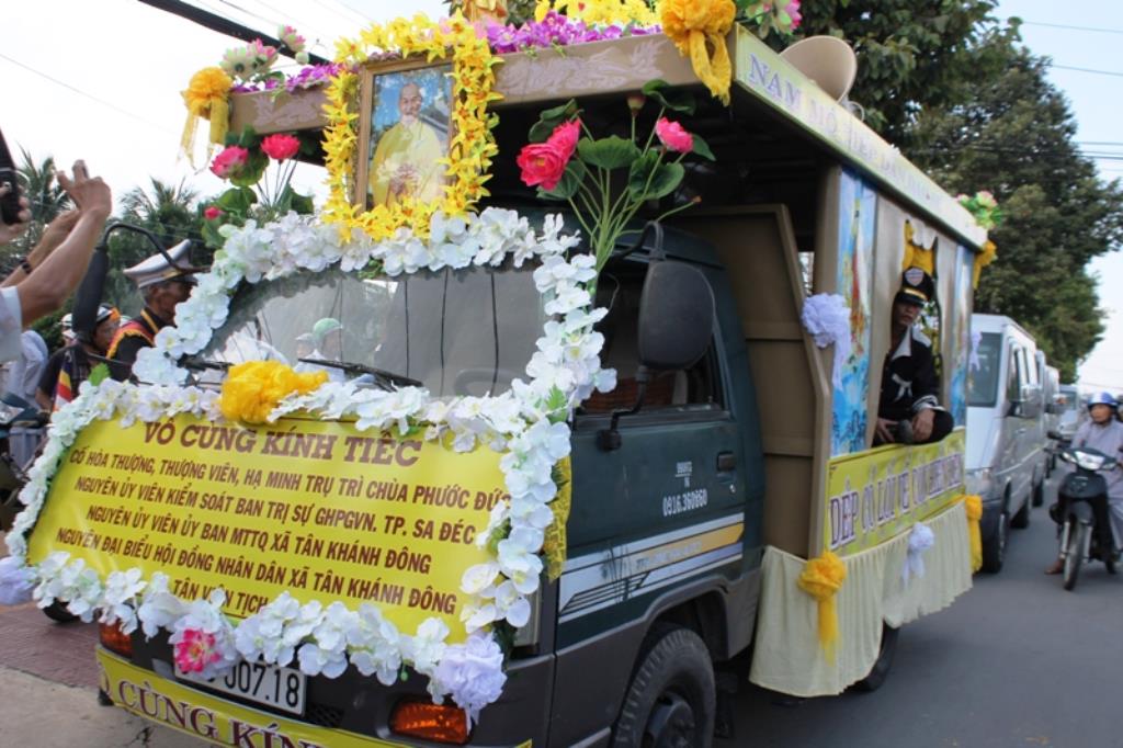 Đồng Tháp: Lễ Truy Điệu Hỏa Táng  Cố HT. Thích Viên Minh