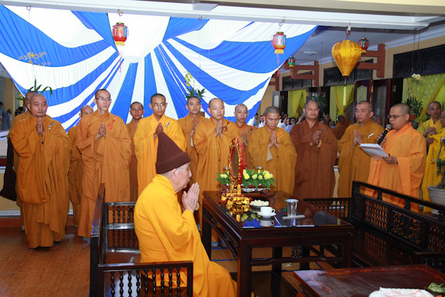 TP.HCM: Lễ nhập kim quan cố HT. Thích Như Thọ