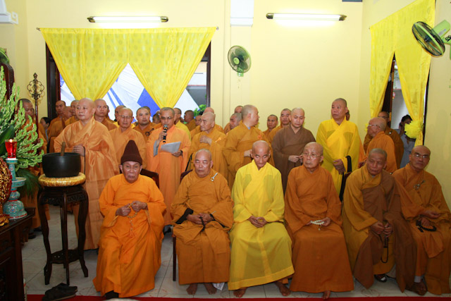 TP.HCM: Lễ nhập kim quan cố HT. Thích Như Thọ