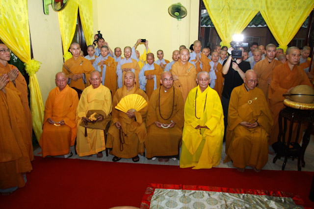 TP.HCM: Lễ nhập kim quan cố HT. Thích Như Thọ