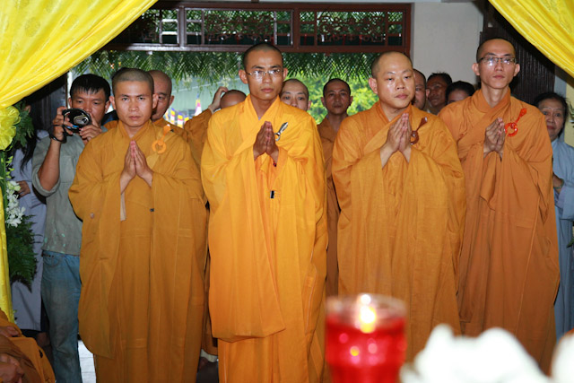 TP.HCM: Lễ nhập kim quan cố HT. Thích Như Thọ