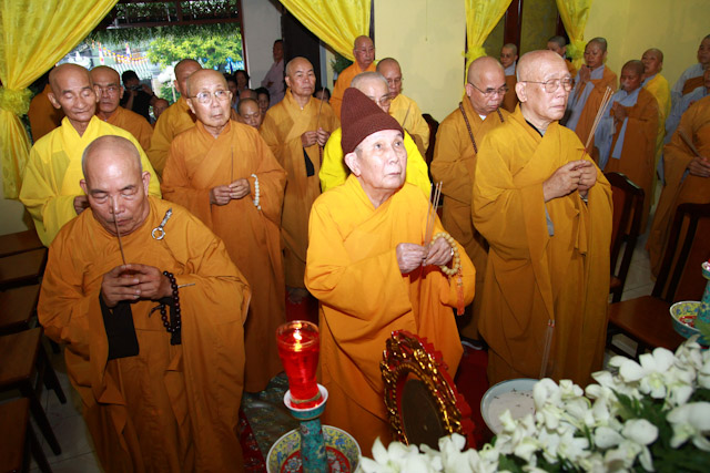 TP.HCM: Lễ nhập kim quan cố HT. Thích Như Thọ