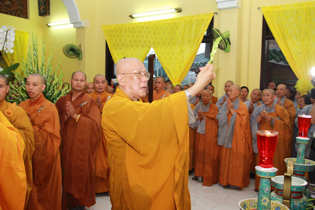 TP.HCM: Lễ nhập kim quan cố HT. Thích Như Thọ