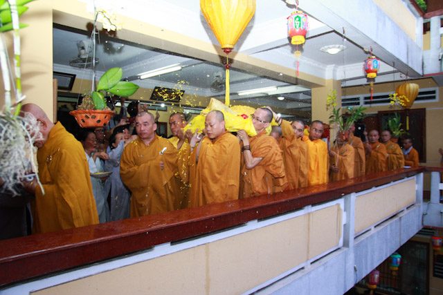 TP.HCM: Lễ nhập kim quan cố HT. Thích Như Thọ