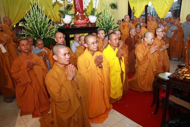 TP.HCM: Lễ nhập kim quan cố HT. Thích Như Thọ