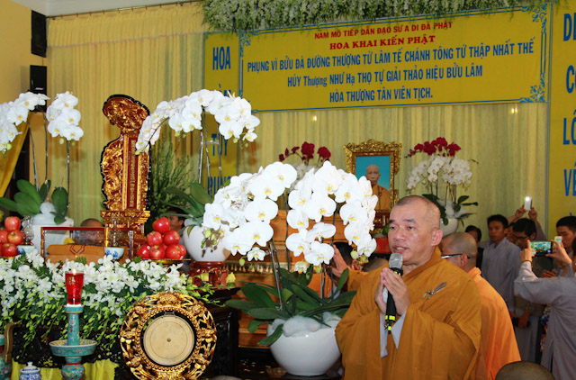 TP.HCM: Lễ nhập kim quan cố HT. Thích Như Thọ