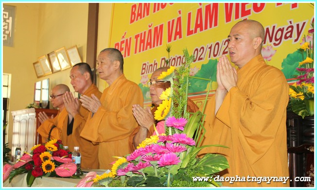 Ban Hướng Dẫn Phật Tử Trung Ương Đến Thăm &amp; Làm Việc