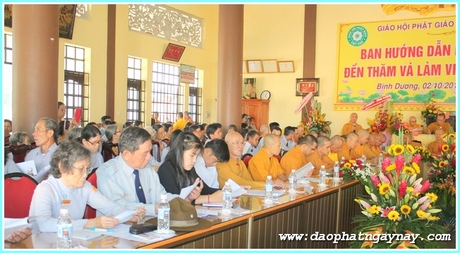 Ban Hướng Dẫn Phật Tử Trung Ương Đến Thăm &amp; Làm Việc