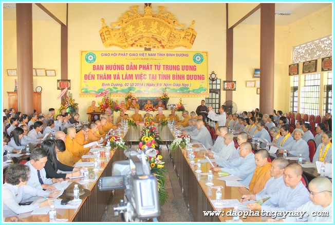 Ban Hướng Dẫn Phật Tử Trung Ương Đến Thăm &amp; Làm Việc