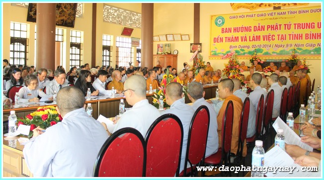 Ban Hướng Dẫn Phật Tử Trung Ương Đến Thăm &amp; Làm Việc