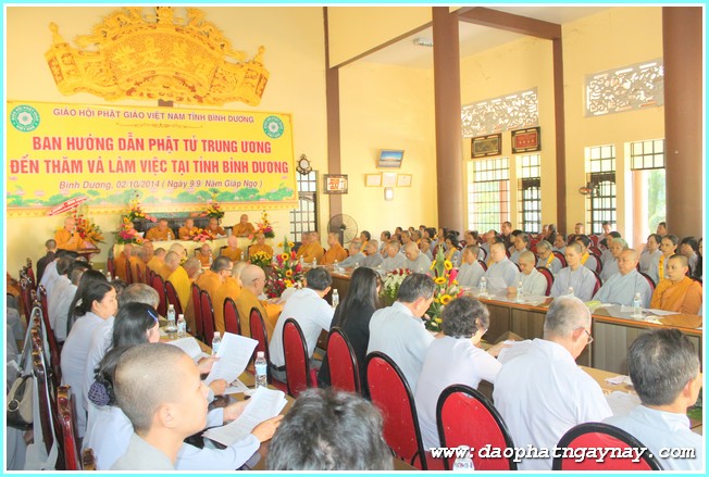 Ban Hướng Dẫn Phật Tử Trung Ương Đến Thăm &amp; Làm Việc