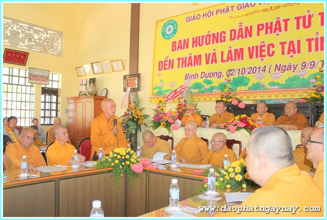 Ban Hướng Dẫn Phật Tử Trung Ương Đến Thăm &amp; Làm Việc