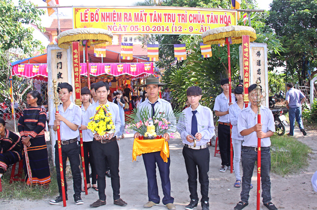 Gia Lai: Lễ Bổ Nhiệm Ra Mắt Tân Trú Trì Chùa Tân Hòa