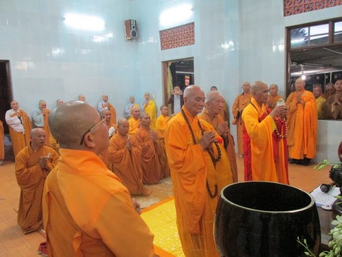Lễ nhập kim quan cố trưởng lão hòa thượng Thích Pháp Chiếu