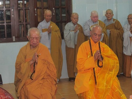 Lễ nhập kim quan cố trưởng lão hòa thượng Thích Pháp Chiếu