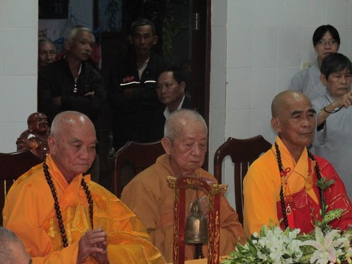 Lễ nhập kim quan cố trưởng lão hòa thượng Thích Pháp Chiếu