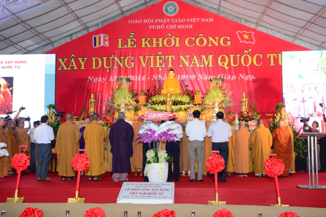 TP.HCM: Lễ khởi công xây dựng Việt Nam Quốc Tự - Trung tâm hành chính GHPGVN TP. HCM