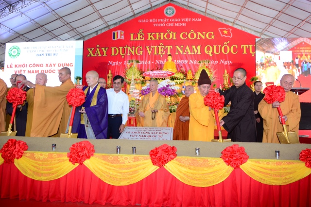 TP.HCM: Lễ khởi công xây dựng Việt Nam Quốc Tự - Trung tâm hành chính GHPGVN TP. HCM
