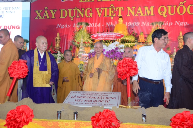 TP.HCM: Lễ khởi công xây dựng Việt Nam Quốc Tự - Trung tâm hành chính GHPGVN TP. HCM