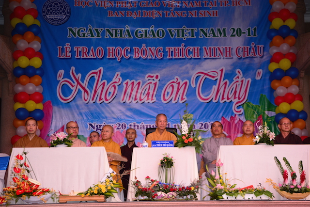 TP.HCM: Lễ tri ân và cấp học bổng Thích Minh Châu