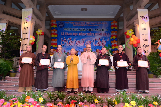 TP.HCM: Lễ tri ân và cấp học bổng Thích Minh Châu