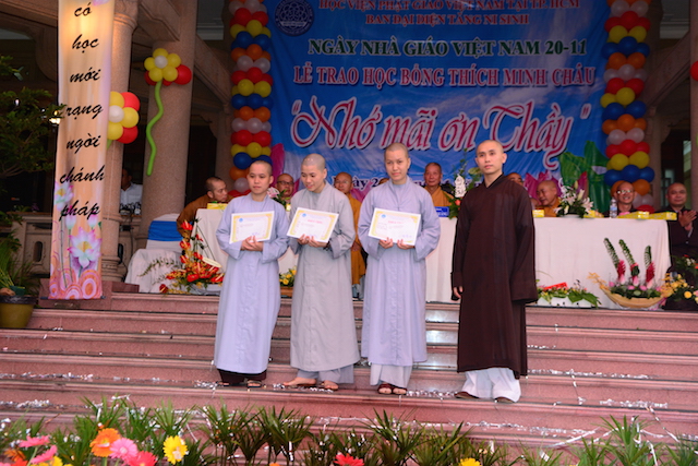 TP.HCM: Lễ tri ân và cấp học bổng Thích Minh Châu