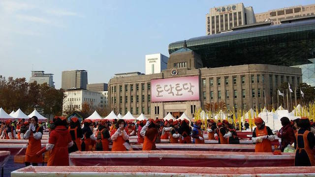 Hàn Quốc: Phật giáo hưởng ứng Lễ hội Muối Kimchi “chia sẻ yêu thương”