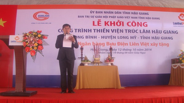 Hậu Giang: Long trọng tổ chức Lễ Khởi công xây Thiền viện Trúc Lâm Hậu Giang