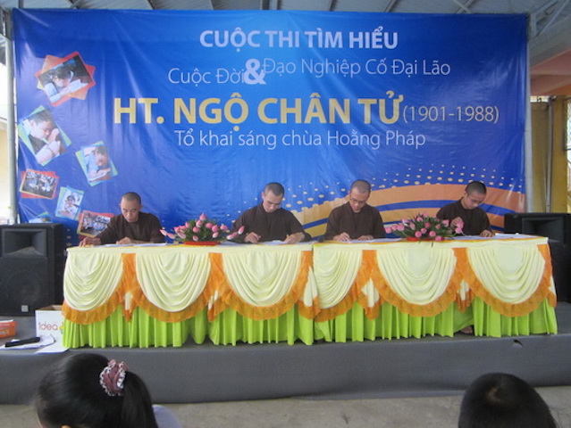 Chung kết cuộc thi ”Tìm hiểu về Cuộc đời và Đạo nghiệp cố Đại lão hòa thượng Ngộ Chân Tử”