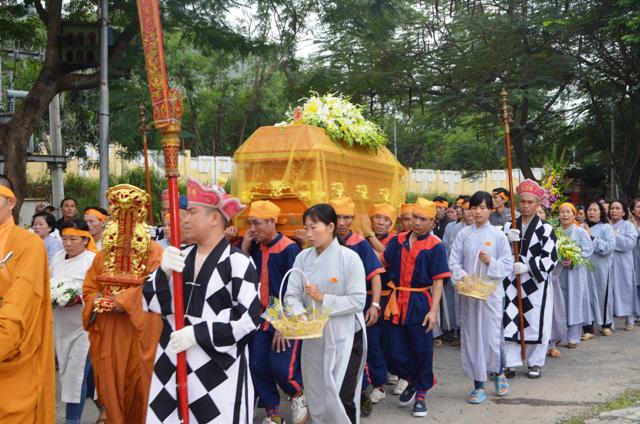 Khánh Hòa: Lễ Cung tống kim quan HT.Thích Trí Hải Trà tỳ