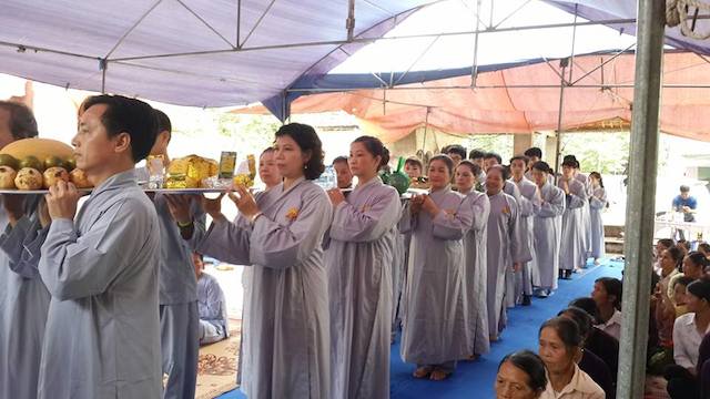 Lễ quy y tại chùa Thanh Sơn Vĩnh Phúc