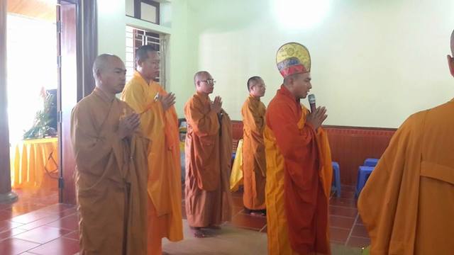 Lễ quy y tại chùa Thanh Sơn Vĩnh Phúc