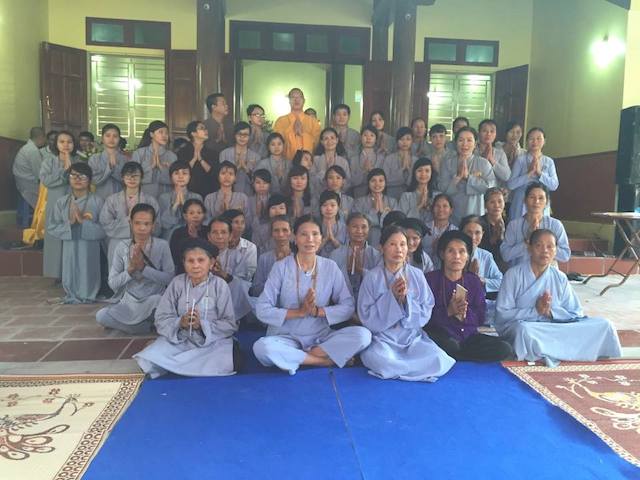 Lễ quy y tại chùa Thanh Sơn Vĩnh Phúc